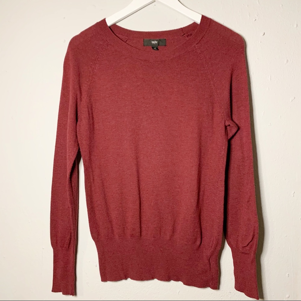 Mossimo Red Sweater -Large